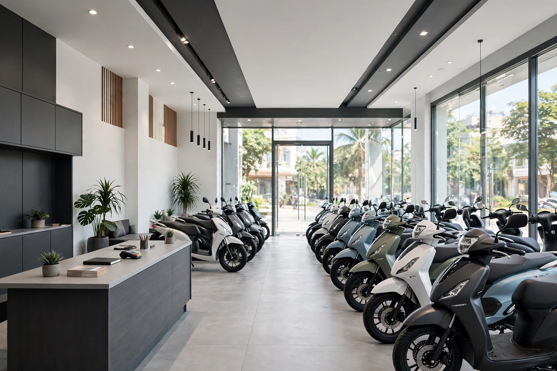 Showroom xe máy (ảnh minh hoạ)